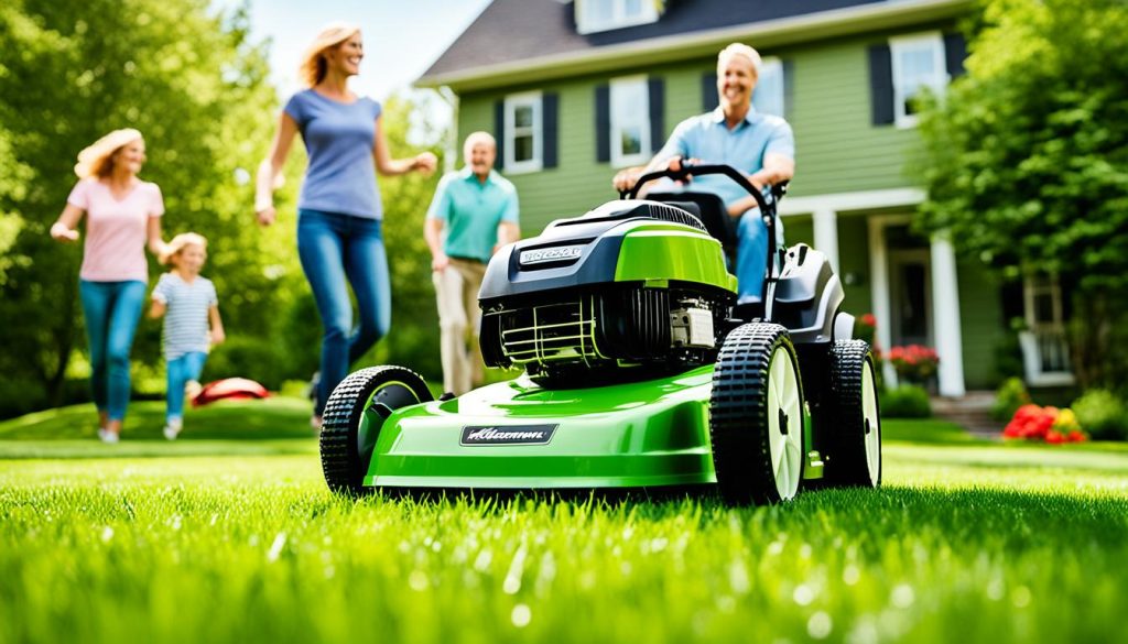 Advantages of using a self-propelled lawn mower