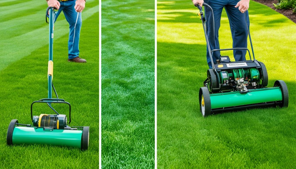 DIY lawn aeration cost vs professional cost