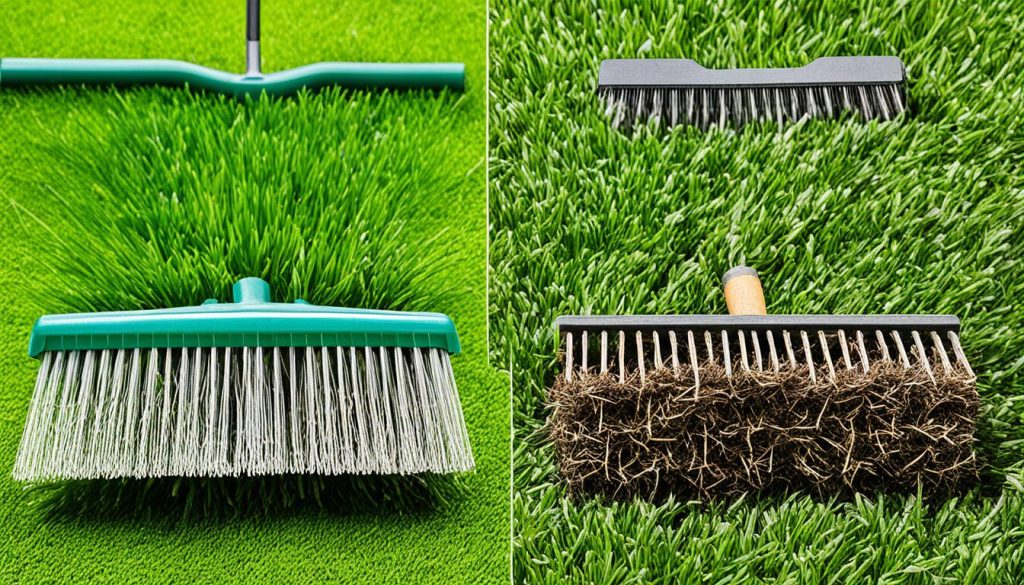 aeration vs dethatching