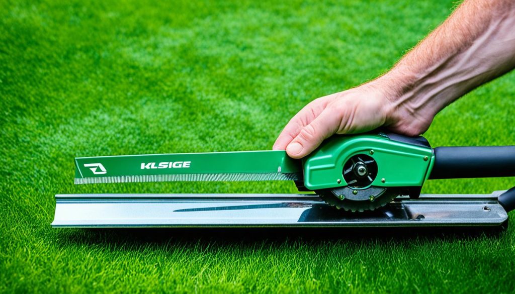 balancing lawn mower blade