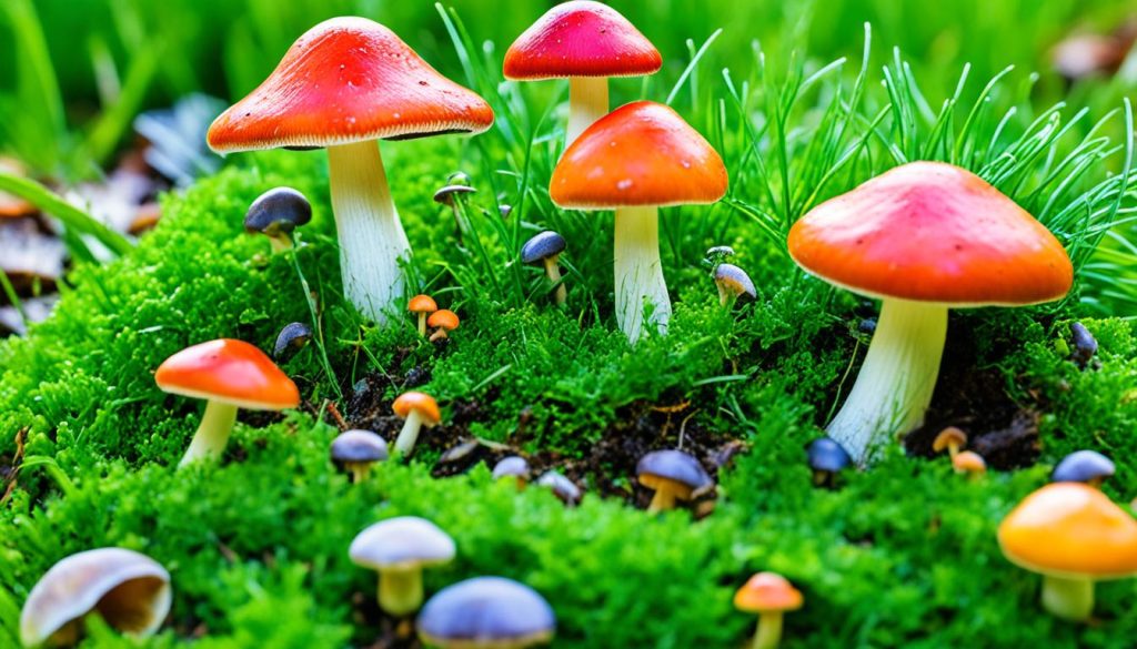 benefits of mushrooms in lawns