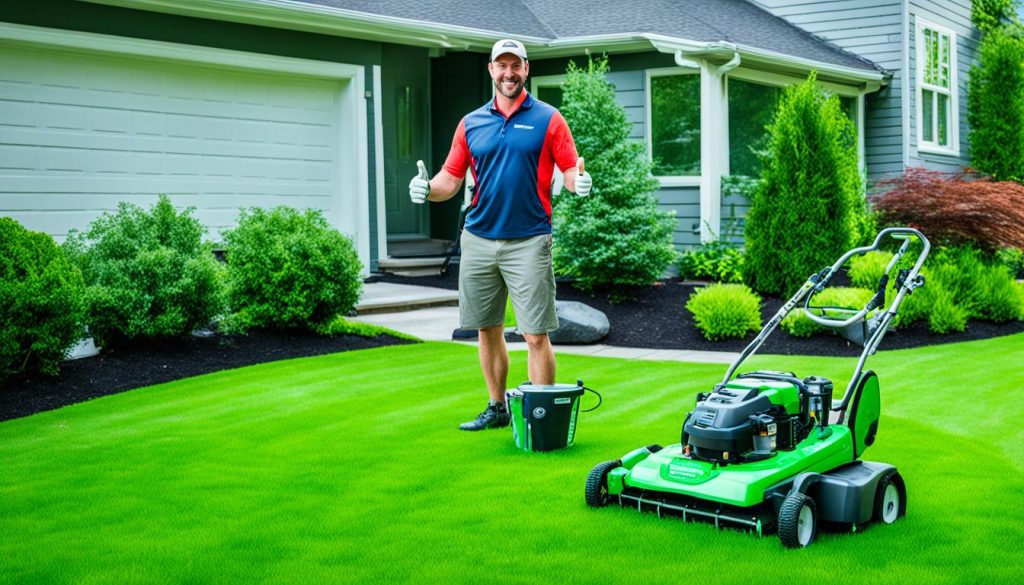 best lawn care services for aeration