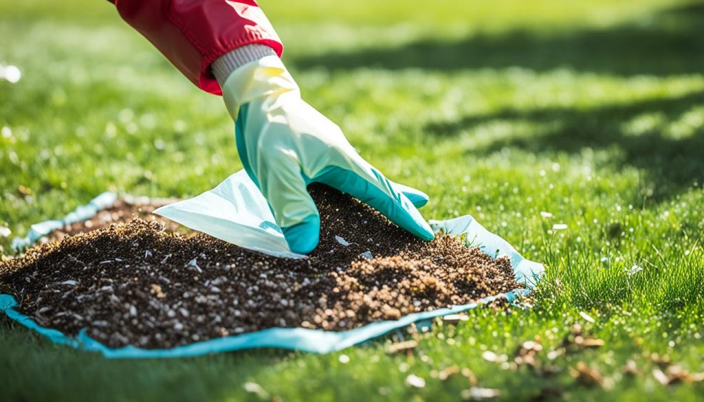 fertilizing dead grass