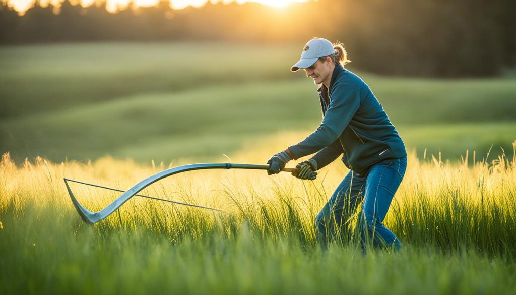 grass cutting techniques