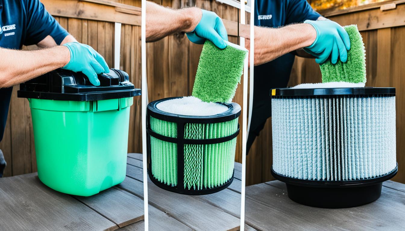 how to clean a lawn mower air filter