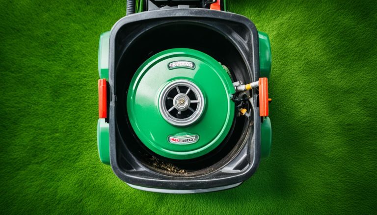 how to drain gas from lawn mower