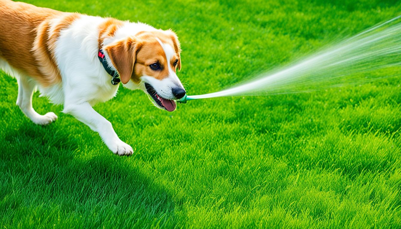 how to fix dog urine spots on lawn