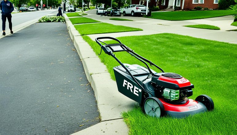 how to get rid of a lawn mower