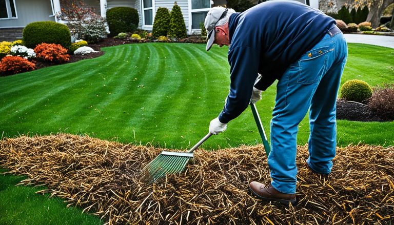 how to remove dead grass from lawn