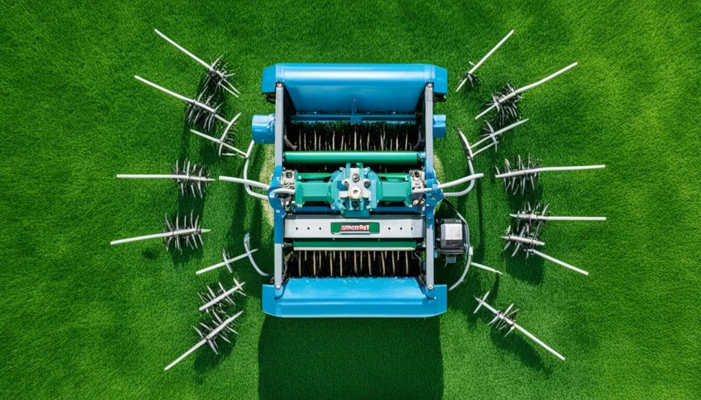 lawn aeration equipment