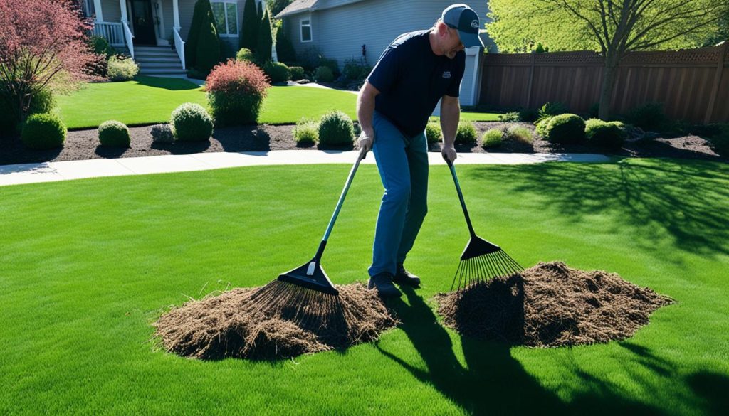 lawn dethatching