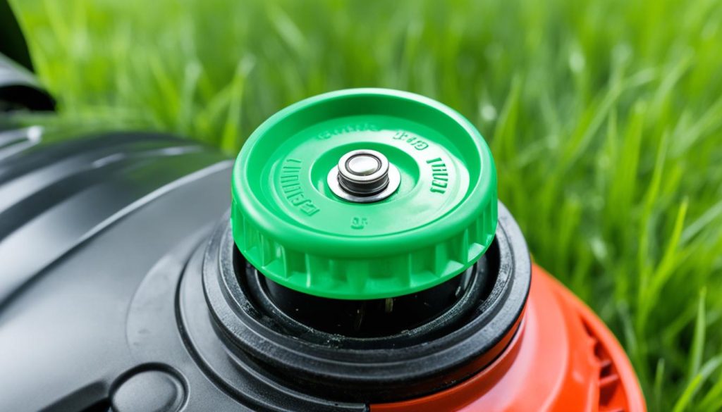 lawn mower fuel cap