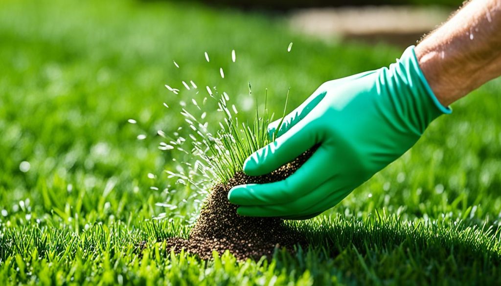 lawn repair and seeding