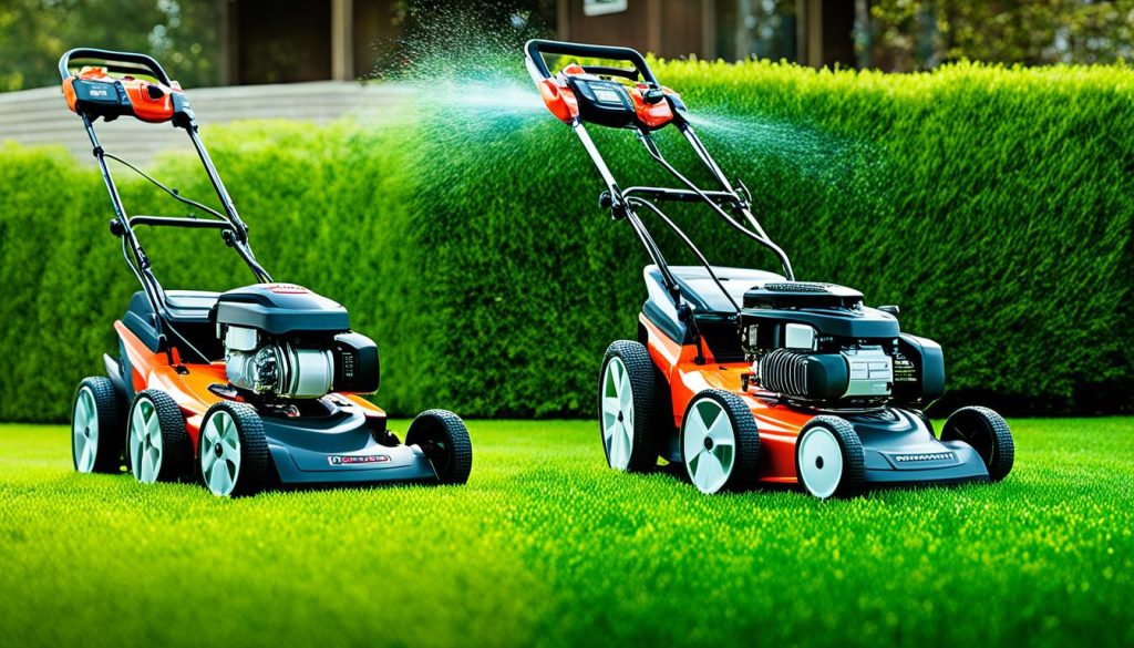 loudness of lawn mowers