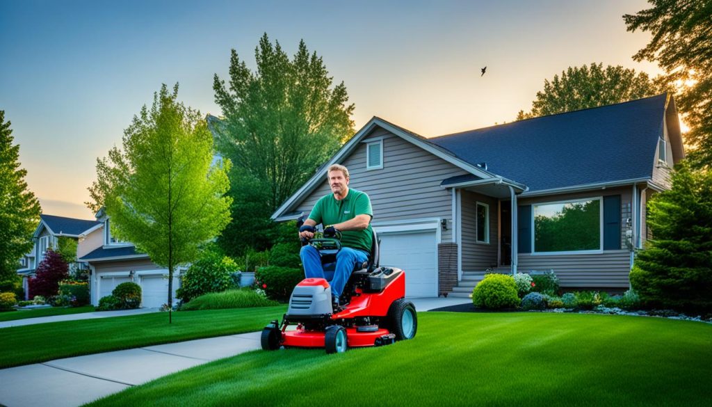 neighbor-friendly mowing