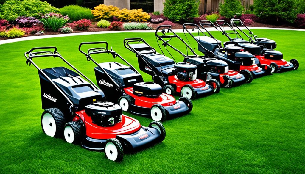 popular brands of self propelled lawn mowers