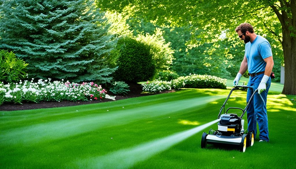 summer lawn care routine