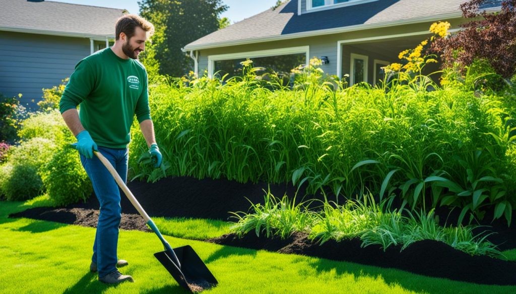 What is top dressing a lawn?