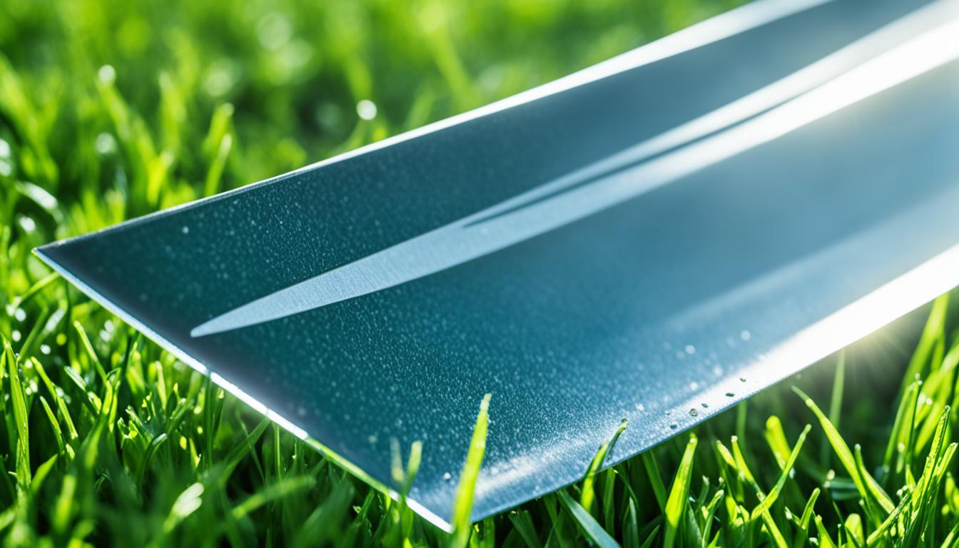 how sharp should lawn mower blades be