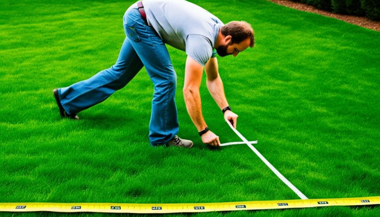 how to measure square feet of lawn