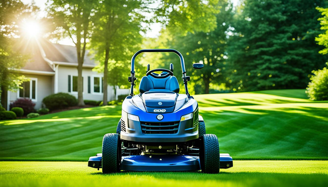 how to mow a lawn with a riding mower