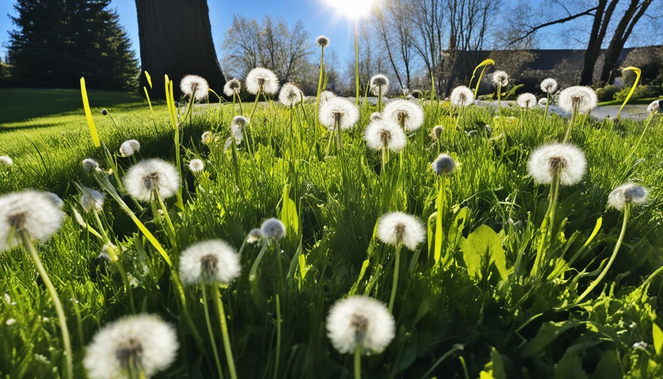 how to remove dandelions from lawn