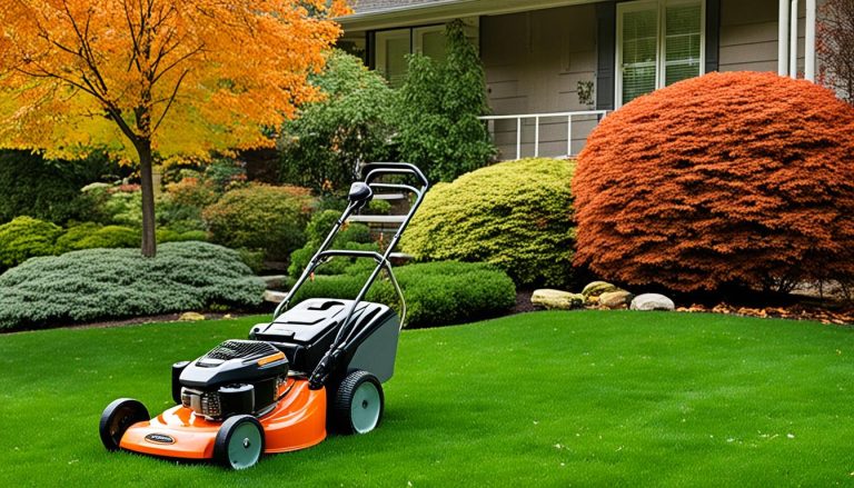 when should you stop mowing your lawn before winter