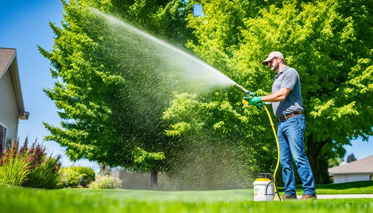 when to apply fungicide to lawn