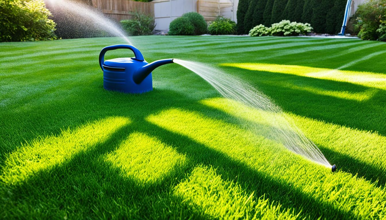 when to stop watering lawn