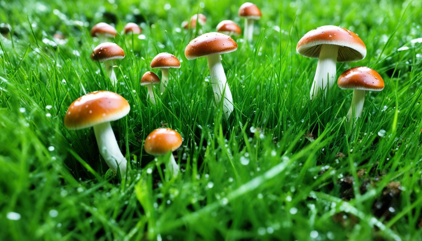 why is my lawn growing mushrooms